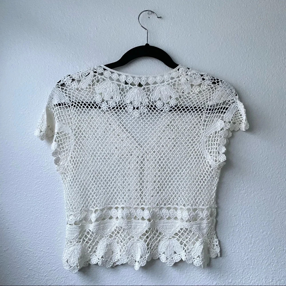 Darling Crochet Button Top - Picture 2 of 15